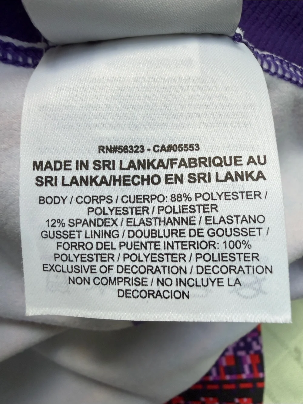 Nike Pro Pink & Purple Patterned Leggings